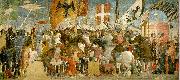 Piero della Francesca Battle between Heraclius and Chosroes oil